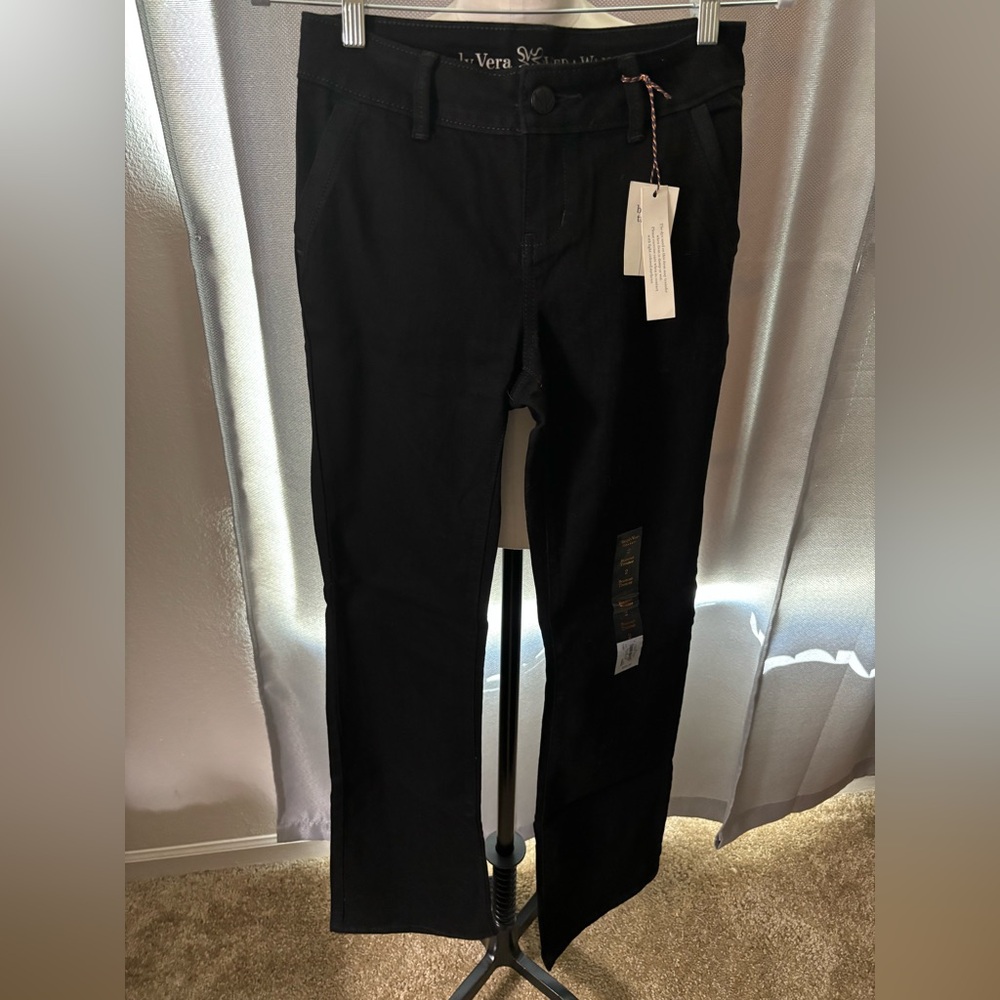 Simply Vera Vera Wang Black Bootcut Trouser